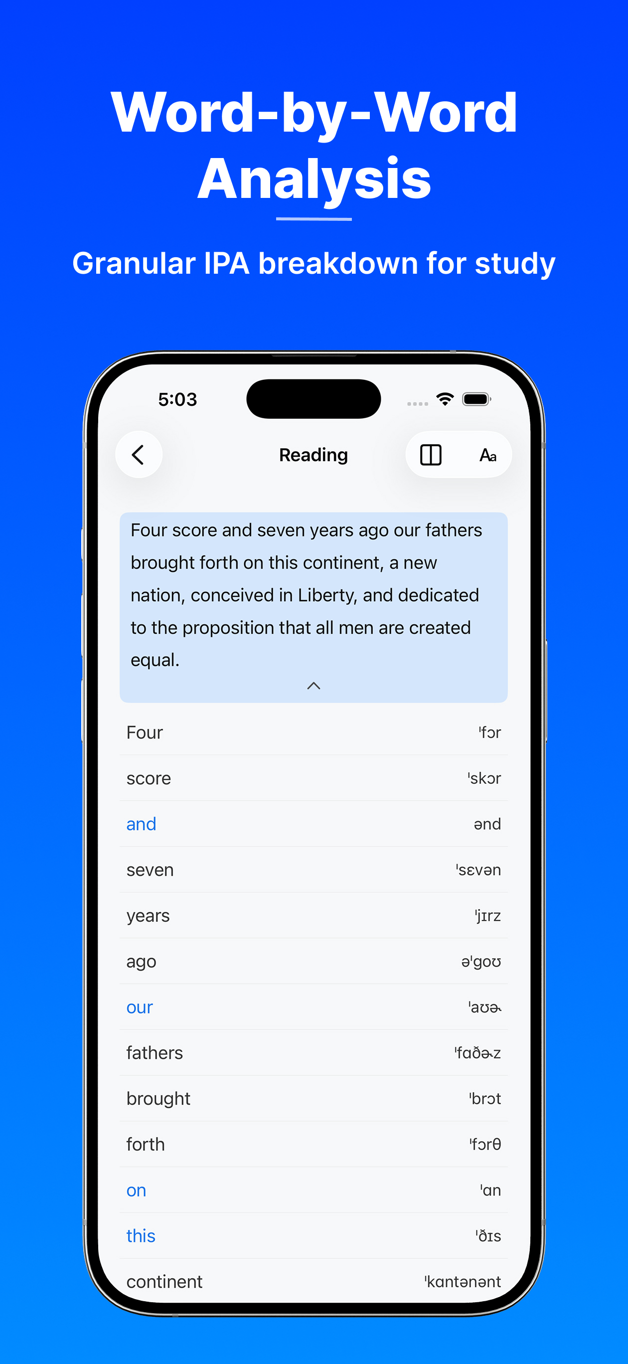 Phonetic Formatter: English screenshot 4
