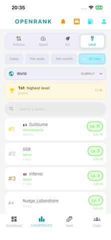 OpenRank iPhone screenshot