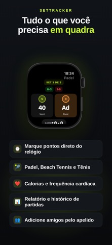 SetTracker: Padel & Tênis Screenshot 3 of 5