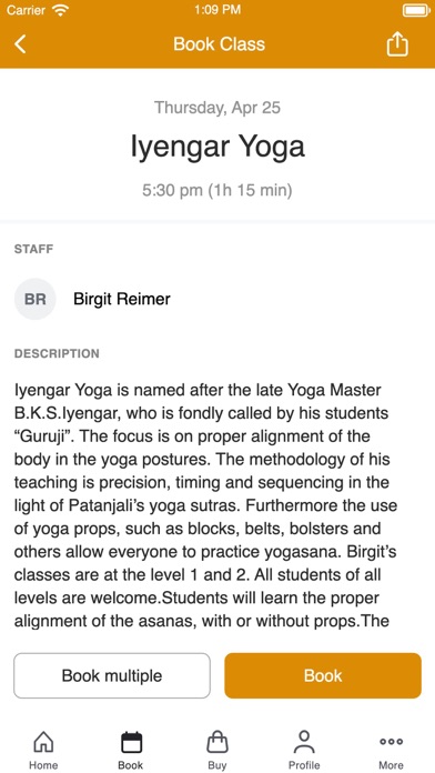 YOGA OF LOS ALTOS Screenshot