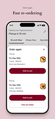 Pegasus Brooklyn iPhone screenshot