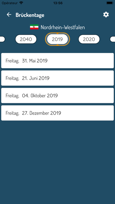 Deutsche Ferien & Feiertage Screenshot