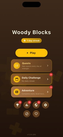 Woody Blocks: Puzzle Screenshot 2 of 7