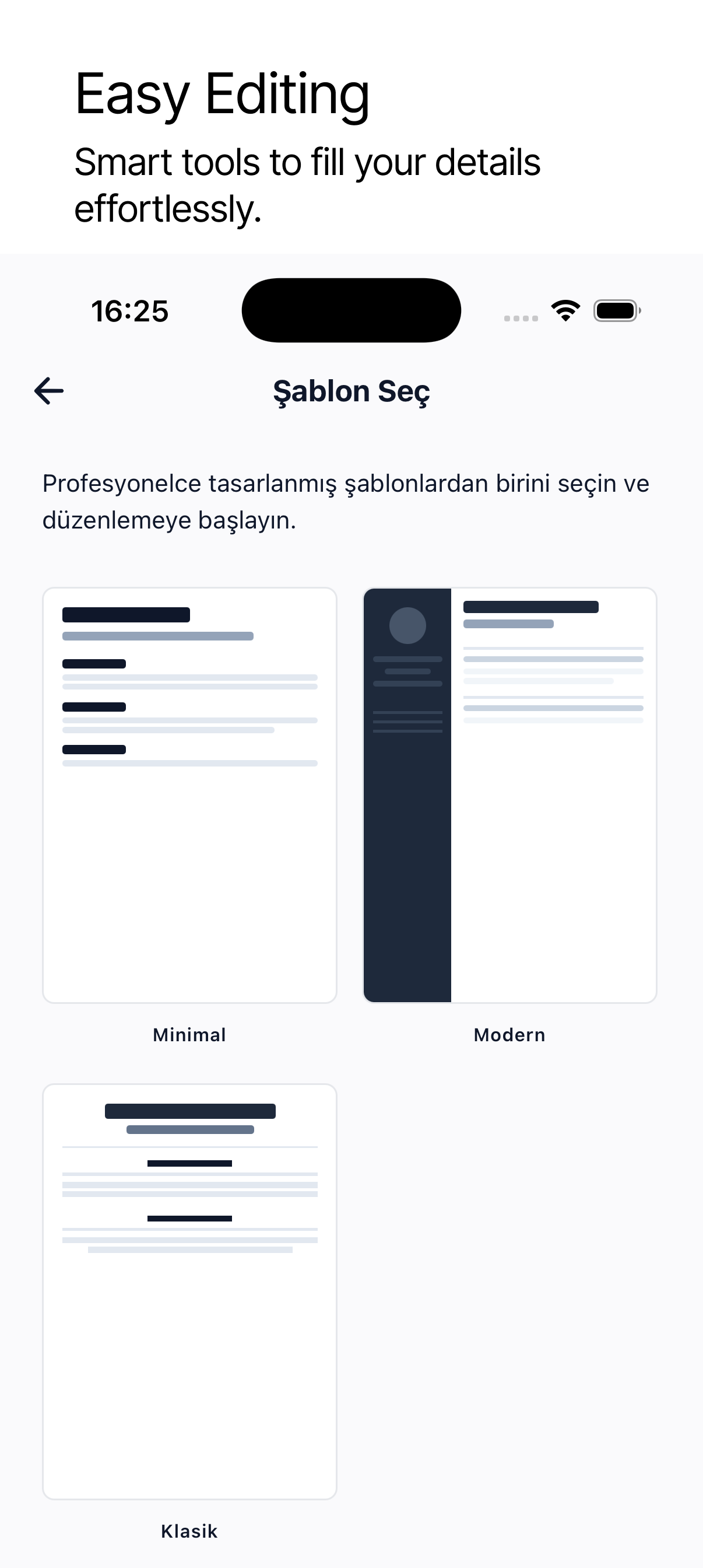 SmartCV screenshot 2