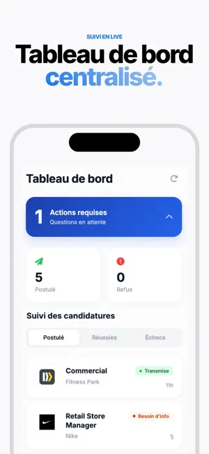 Wapply : Emploi & CV par IA iPhone screenshot 5