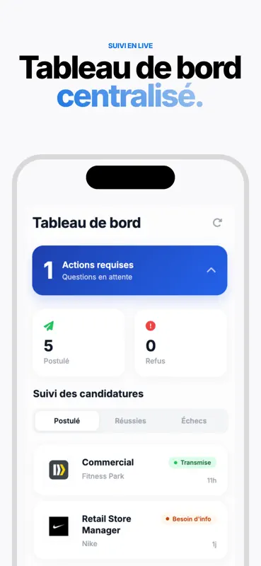 Wapply : Emploi & CV par IA screenshot 5 of 7