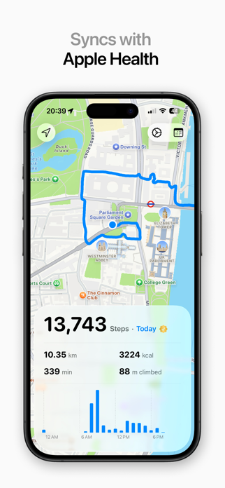 Steps Map: Pedometer App Screenshot 4 of 4