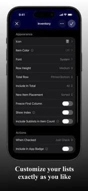 Infinity Lists screenshot 4