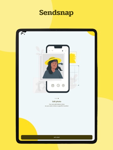 SendSnap iPad screenshot