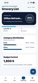 Grocery-List PRO screenshot