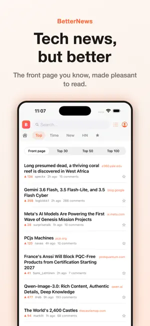 BetterNews screenshot 1