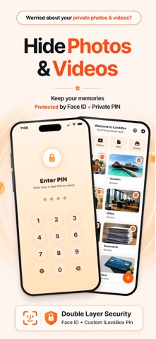 Photo Vault & Locker: iLockBox iPhone screenshot