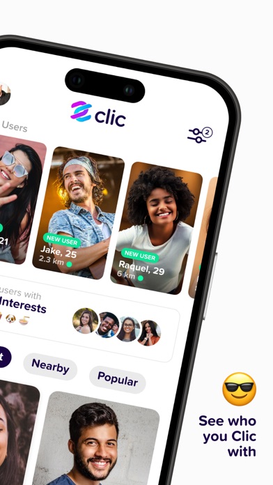The Clic App: Dating & Friends Screenshot