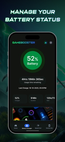 Game Booster: GFX Tool No Lag iPhone screenshot