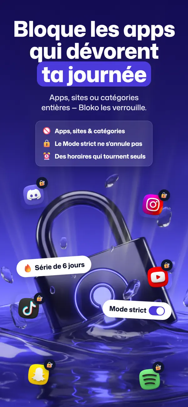 Screenshot #1 pour Screen Time - Bloko
