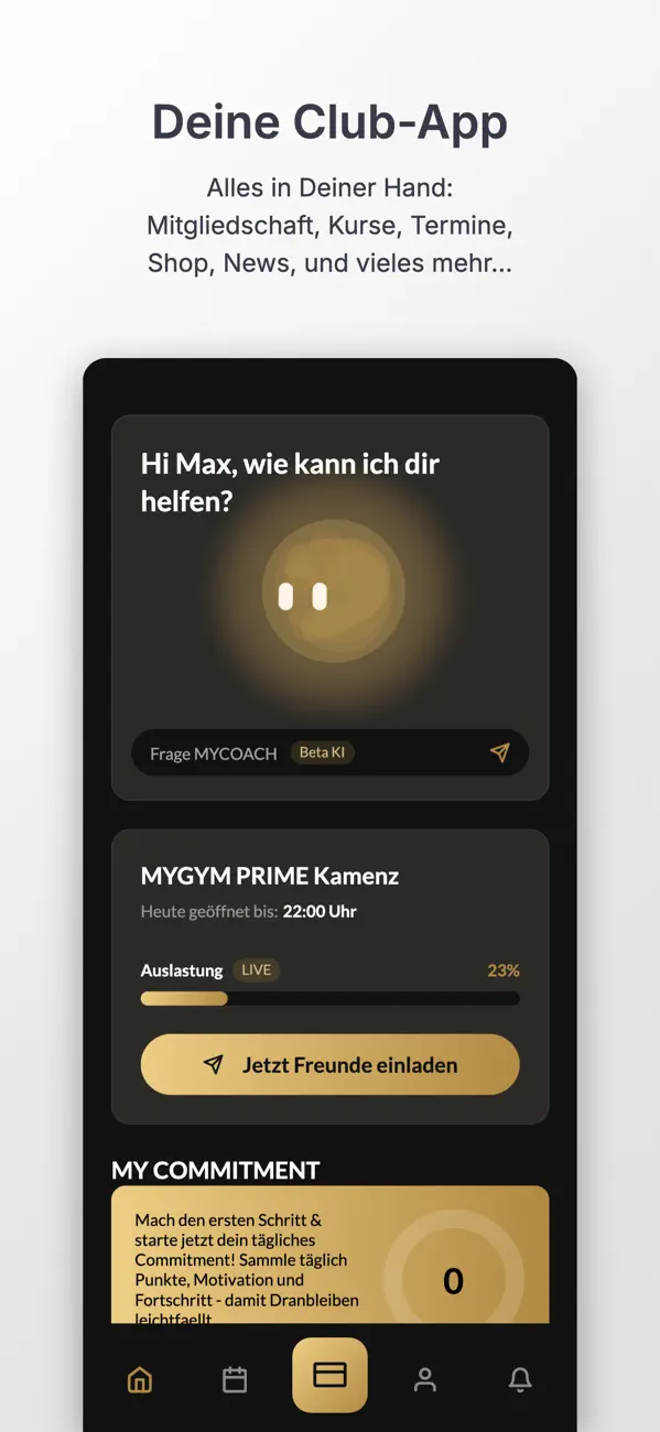 Screenshot #1 pour MYGYM PRIME DE