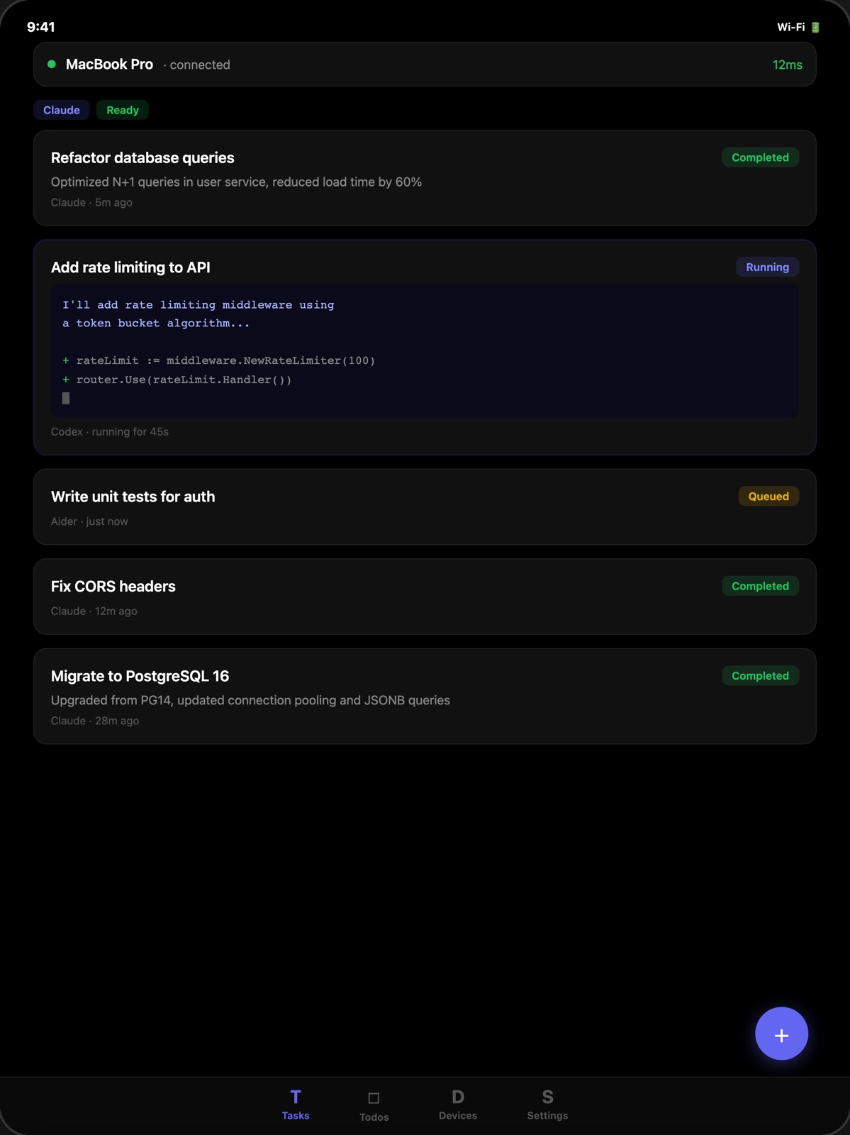 Yaver IO ipad screenshot 2
