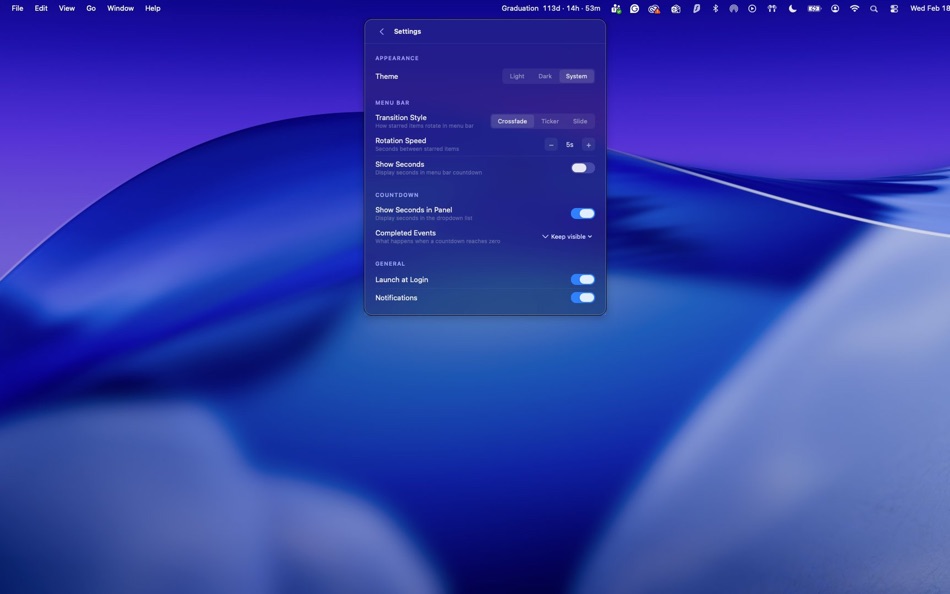 #3. Look Forward: Countdown Timer (macOS) Με: Jonathan Good