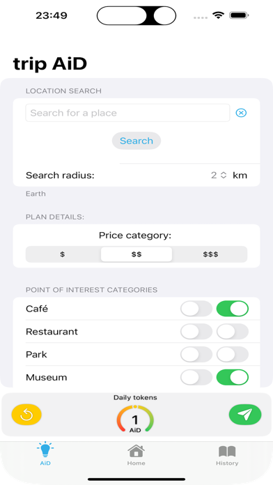 Screenshot #3 pour AiDVISOR - meal & travel plans