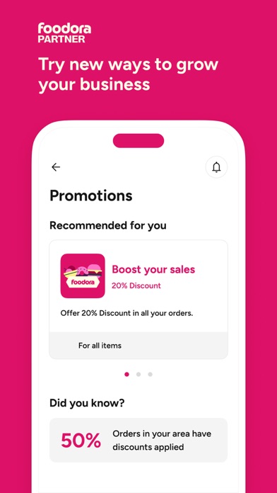 foodora partner Screenshot