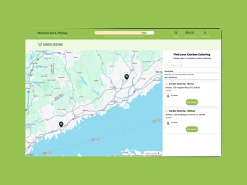 Garden Catering-Order Ahead iPad screenshot