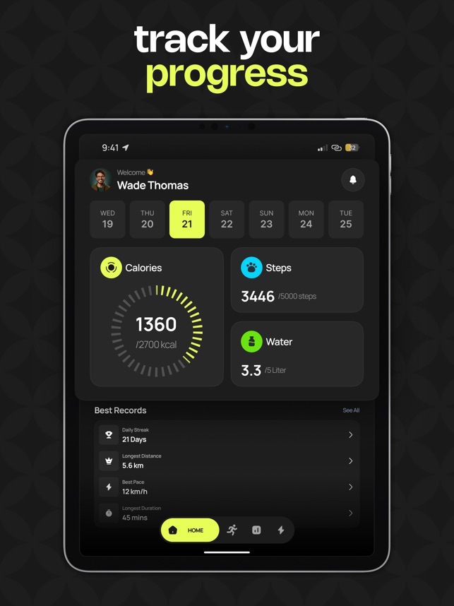 Apple Watch Step Tracker Walking Tracker App Android Walk Fit