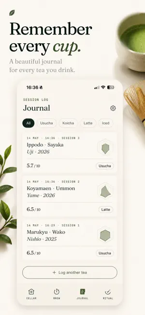 Matcha Latte Recipes & Tea Log screenshot 4