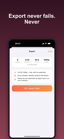 Slideshow Maker with Musics! iPhone screenshot