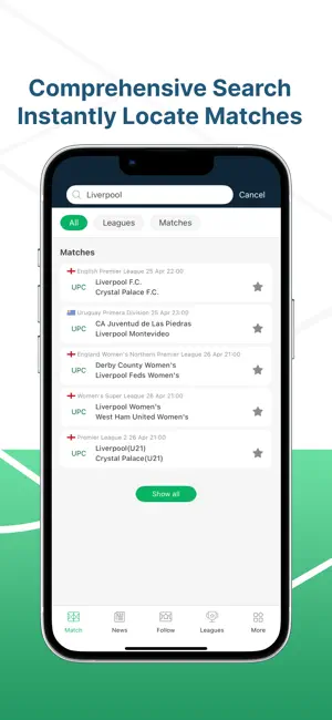 VIPGoal - Live Sports Scores screenshot 2