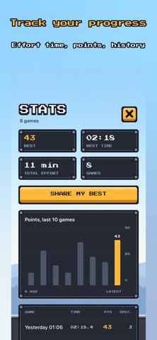 Captain Push-Up: Plank Game iPhone screenshot