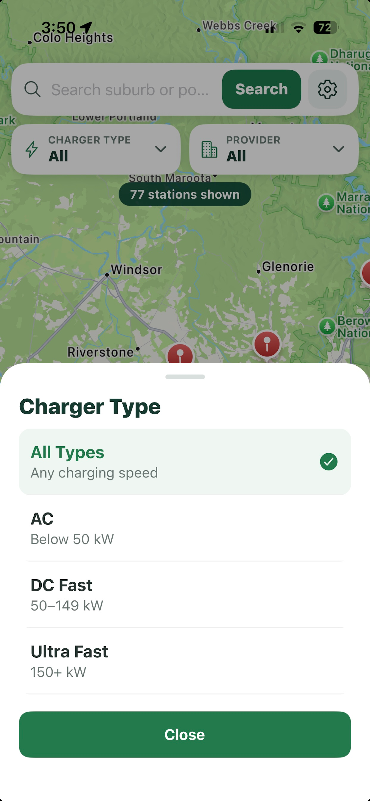EV Navigator screenshot 4
