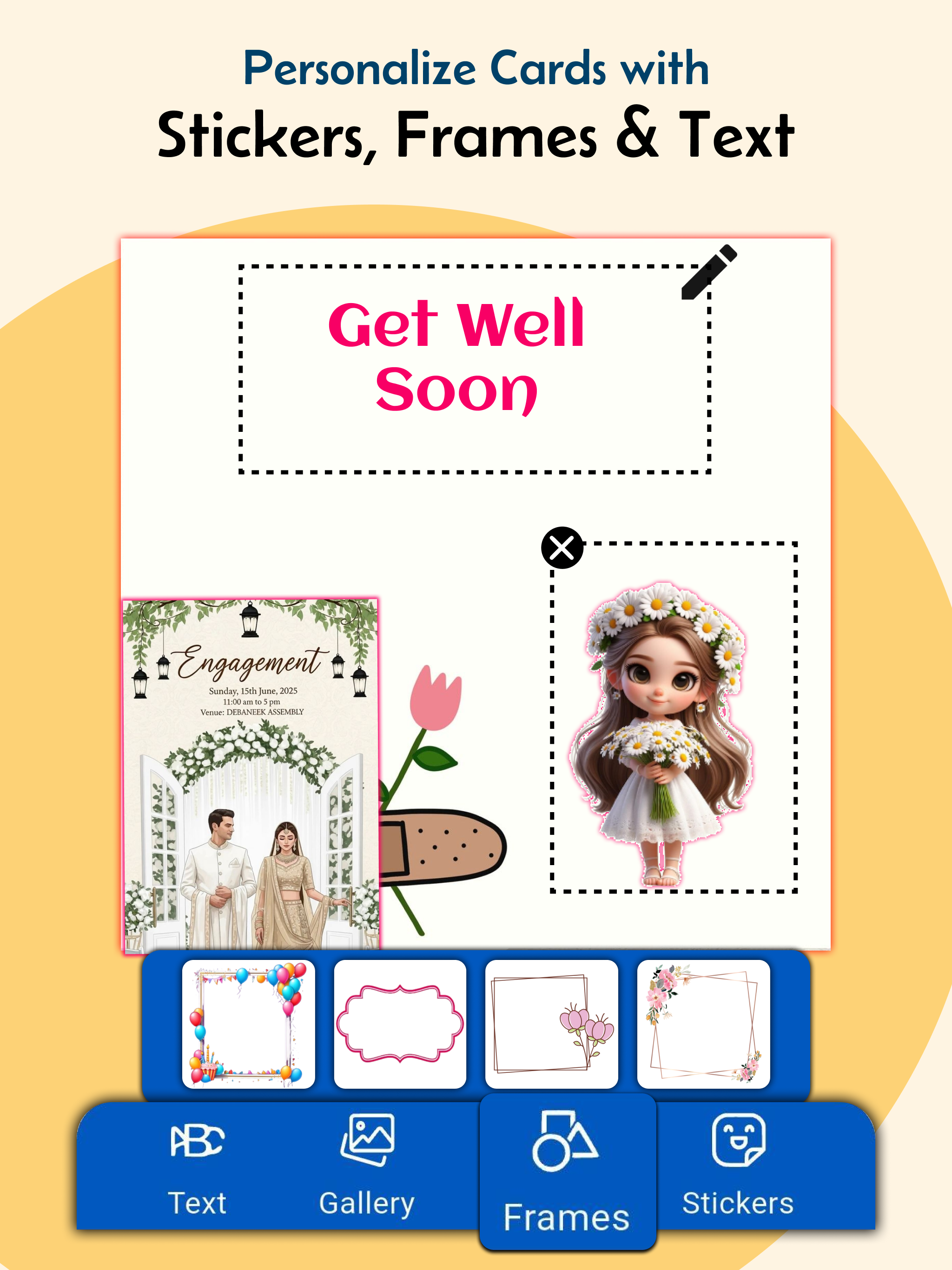 Greeting Card Maker & Stickers screenshot 18