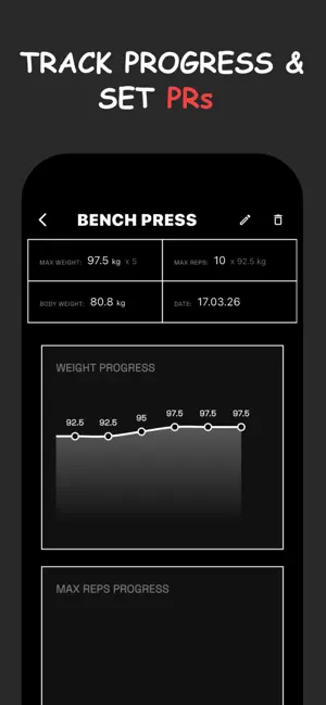 Ghost Lift - Workout Journal screenshot 3