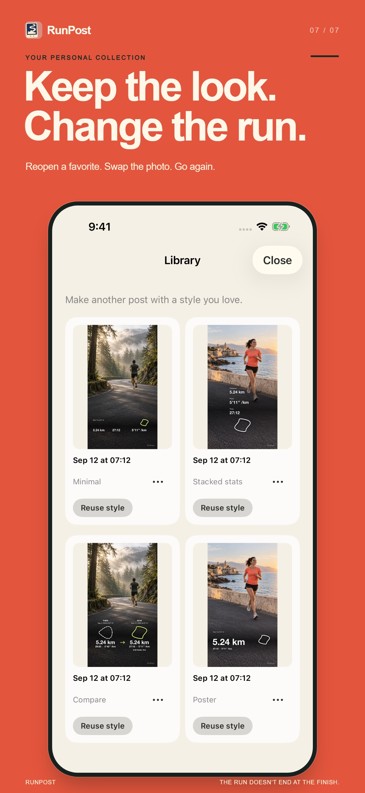 Screenshot 7 of RunPost: Run Photos & Video