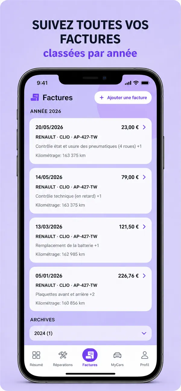 Screenshot #3 pour MyCars - Entretien Voitures IA