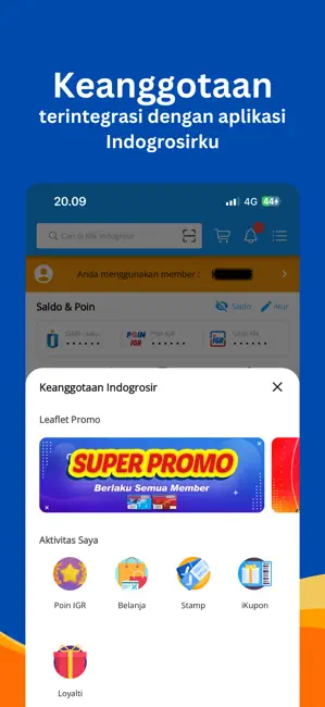 Klik Indogrosir Superapp iPhone screenshot 3