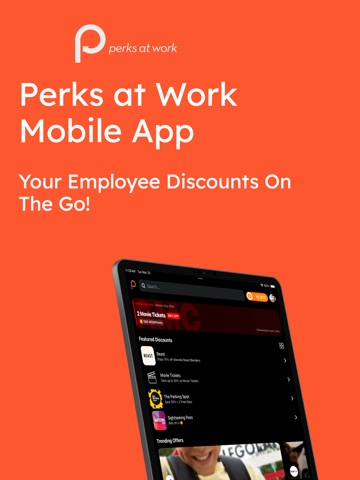 Perks at Work iPad screenshot