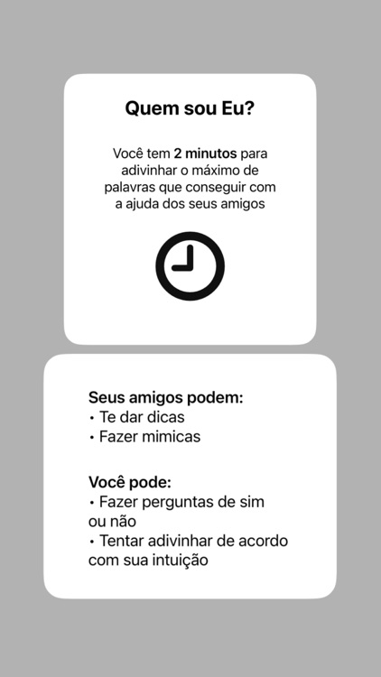 Quem sou eu? - Jogos da galera