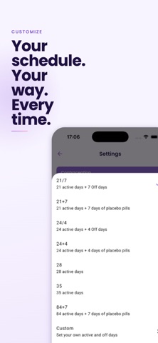 Birth Control Tracker Screenshot 3 of 5