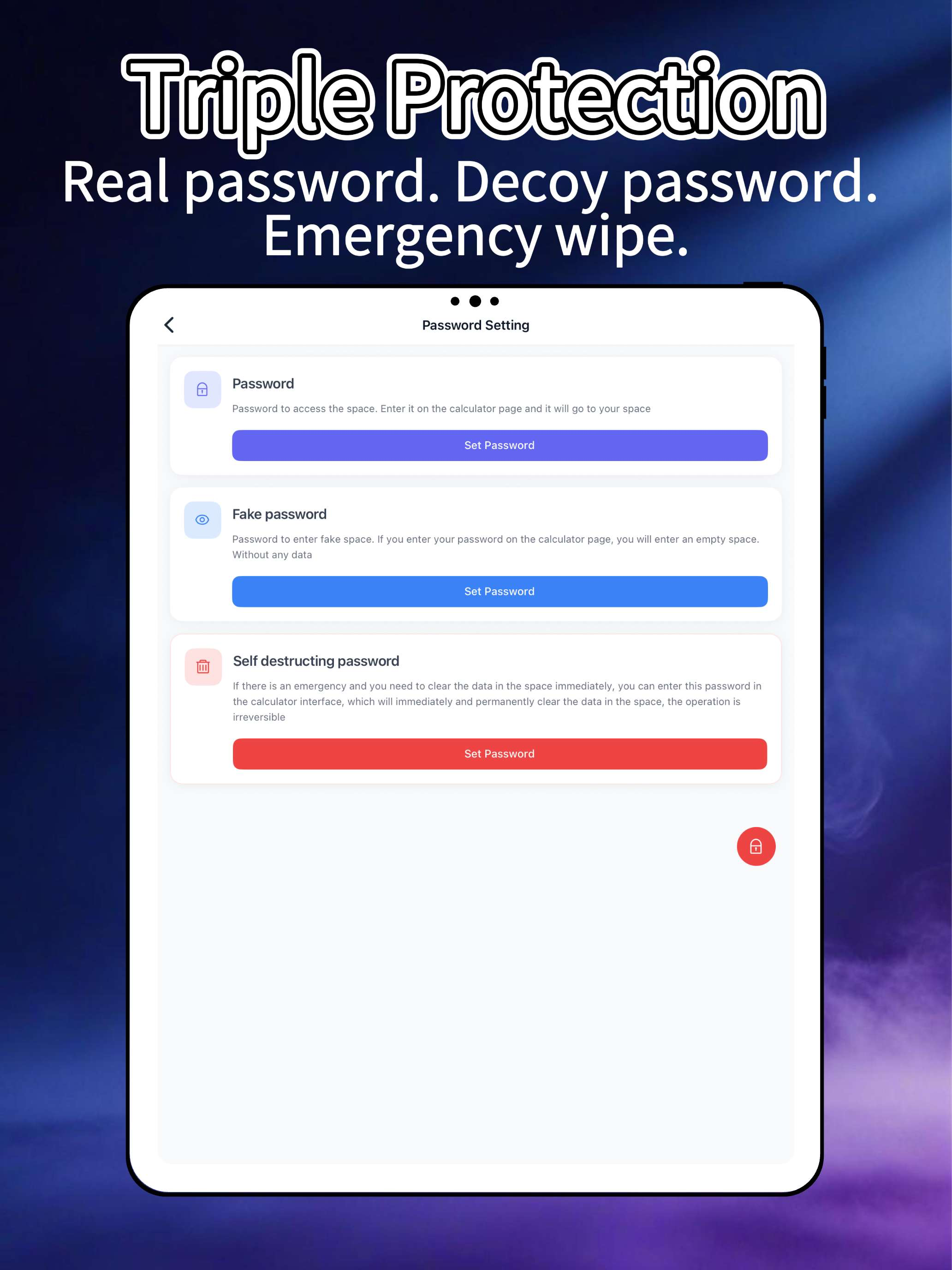 S Calculator – Private Vault