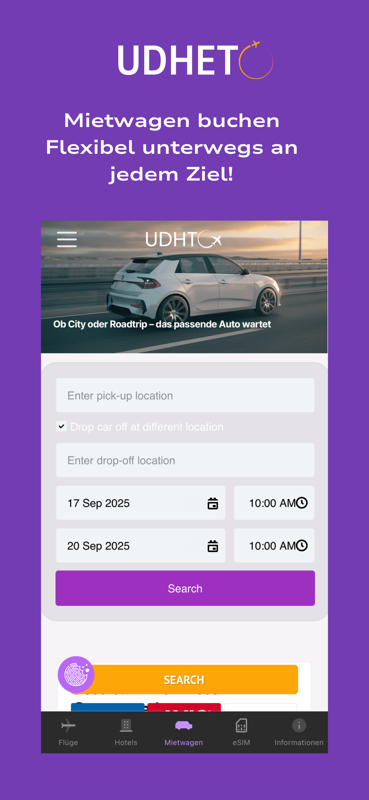UDHTO Reisen screenshot 3