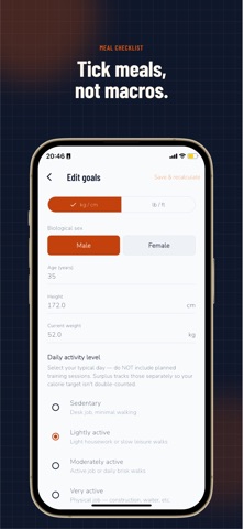 Surplus: Lean Bulk Coach Screenshot 4 of 4