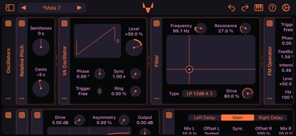 Mela – AUv3: Synth, FX, MIDI screenshot 2
