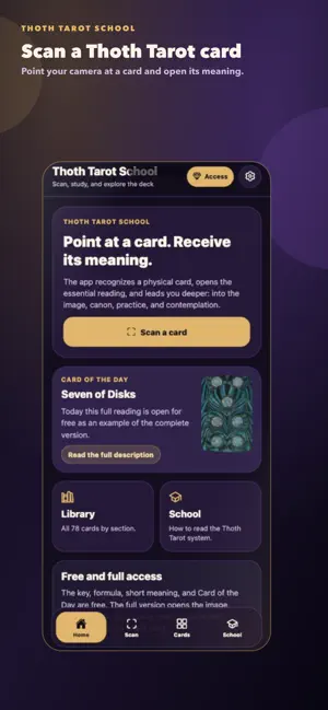 Thoth Tarot School screenshot 1