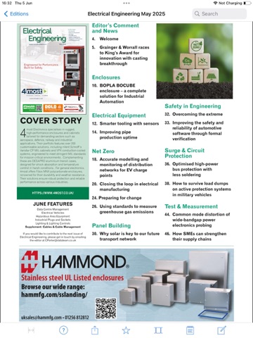 Electrical Engineering Mag iPad screenshot