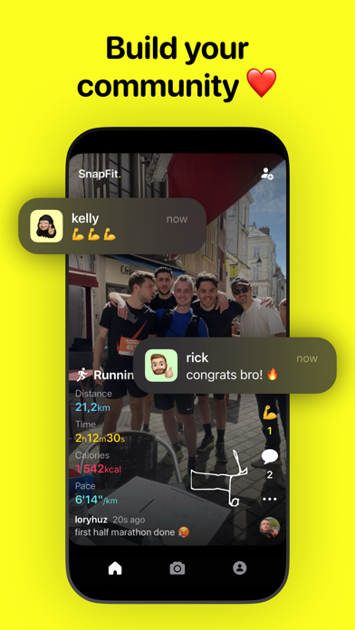 SnapFit, Social Fitness Camera Screenshot