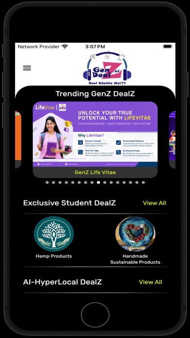 GenZDealZ.ai iPhone screenshot