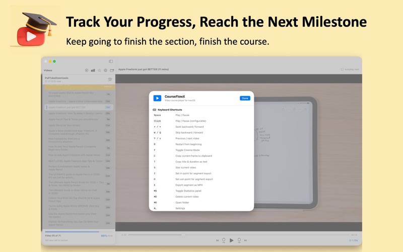 CourseFlowX screenshot