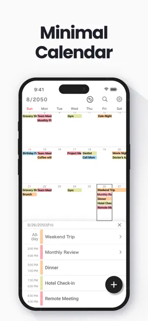 My Calendar: Planner & Agenda screenshot 1