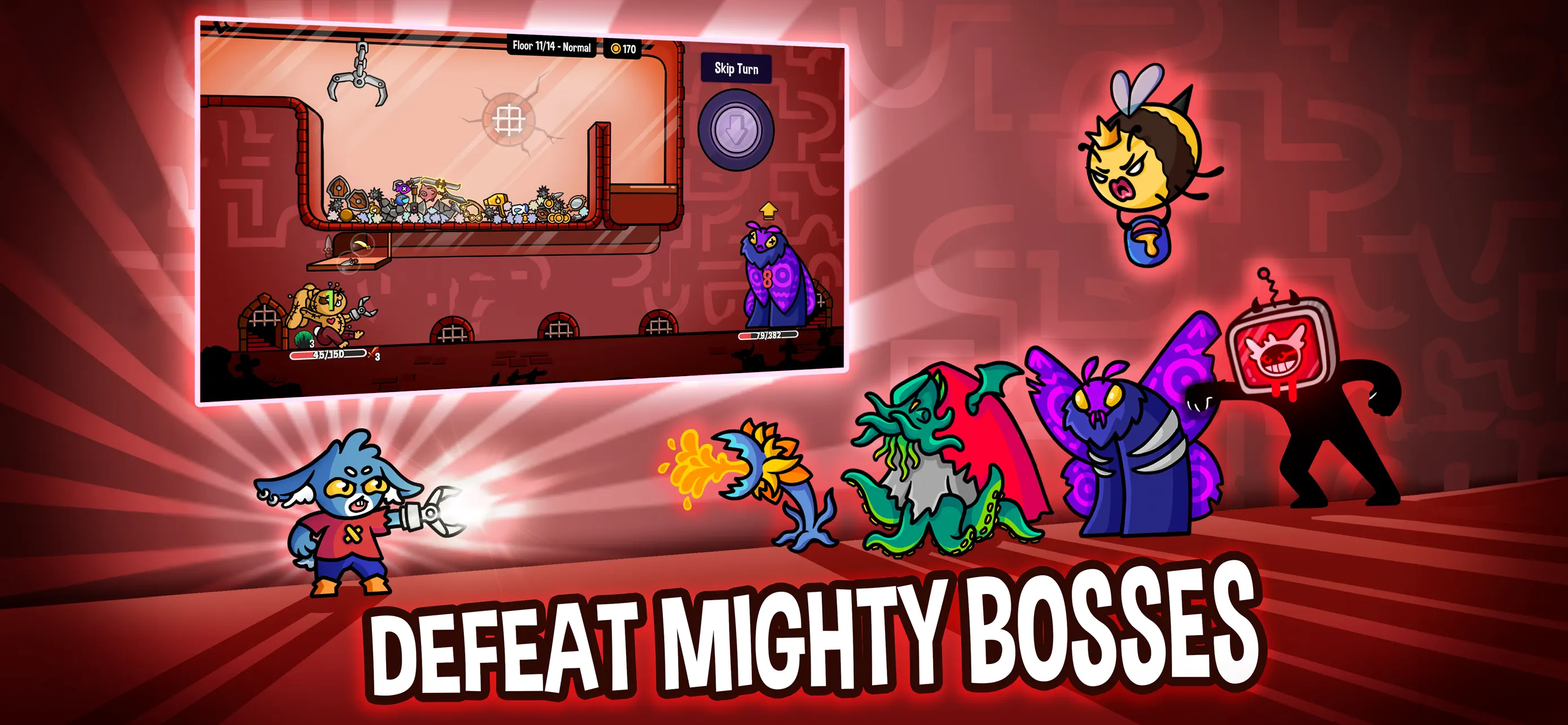 #6. Dungeon Clawler+ (iOS) By: Stray Fawn Studio